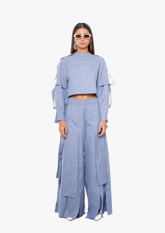 'Motion' Pants in Light Blue