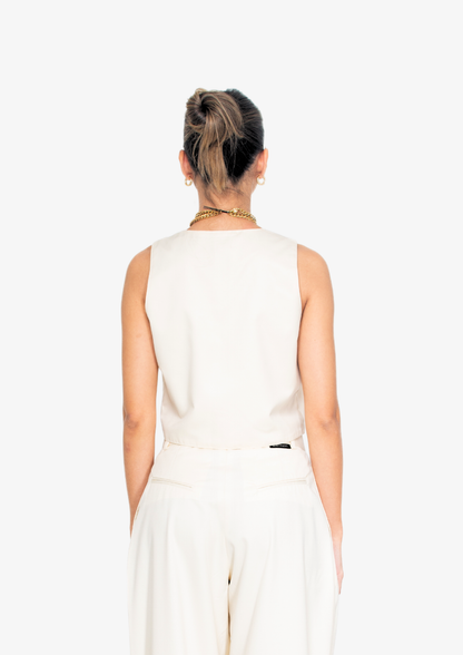 Vest In Off-White