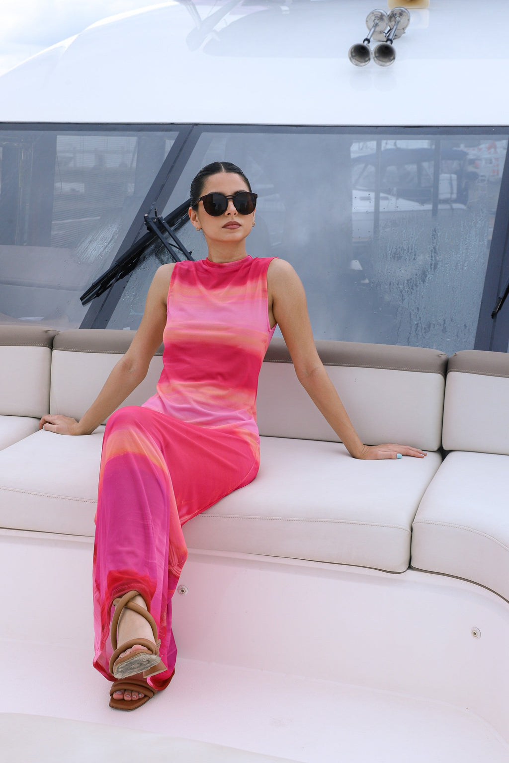 Mesh Tank Dress - Rothko