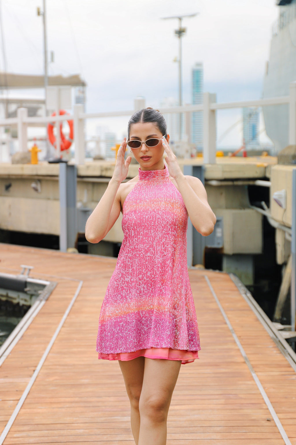 Sequins Mini Dress - Rothko