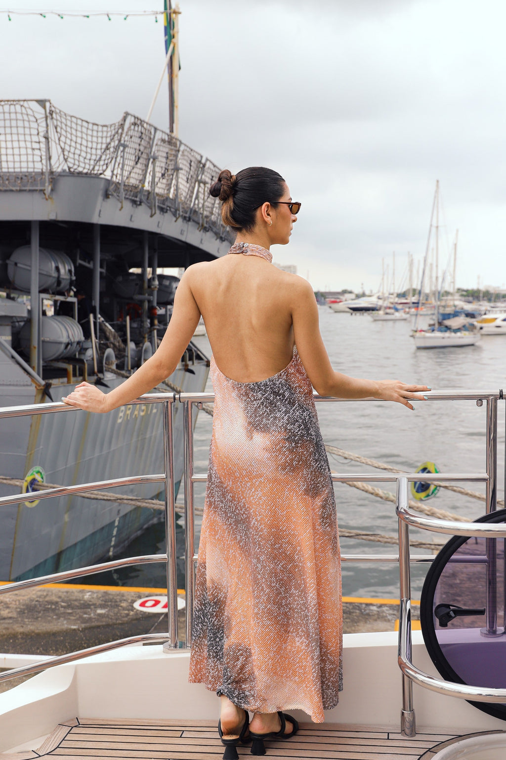 Sequins Halter Dress - October