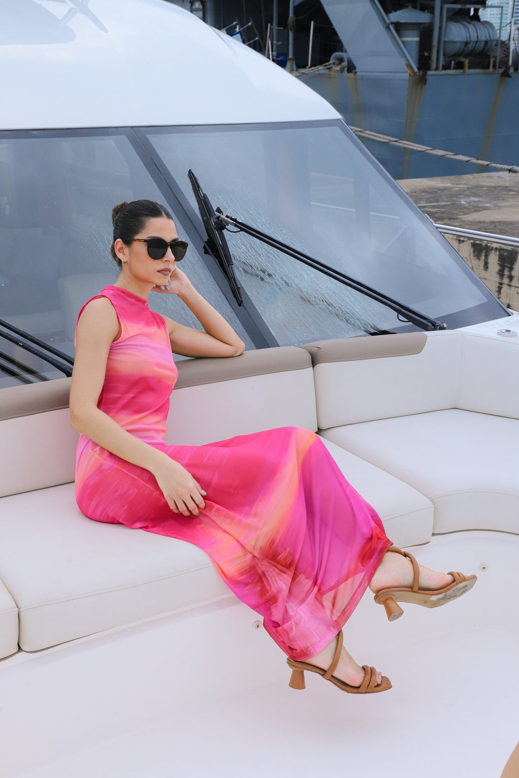 Mesh Tank Dress - Rothko