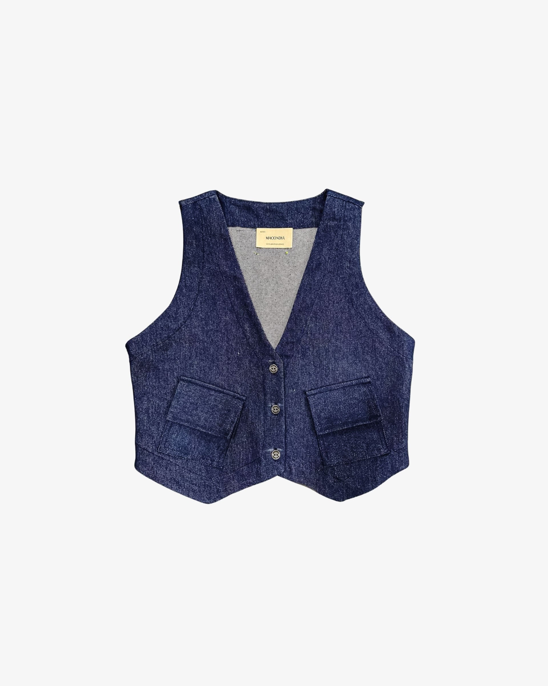 Blue Denim Vest