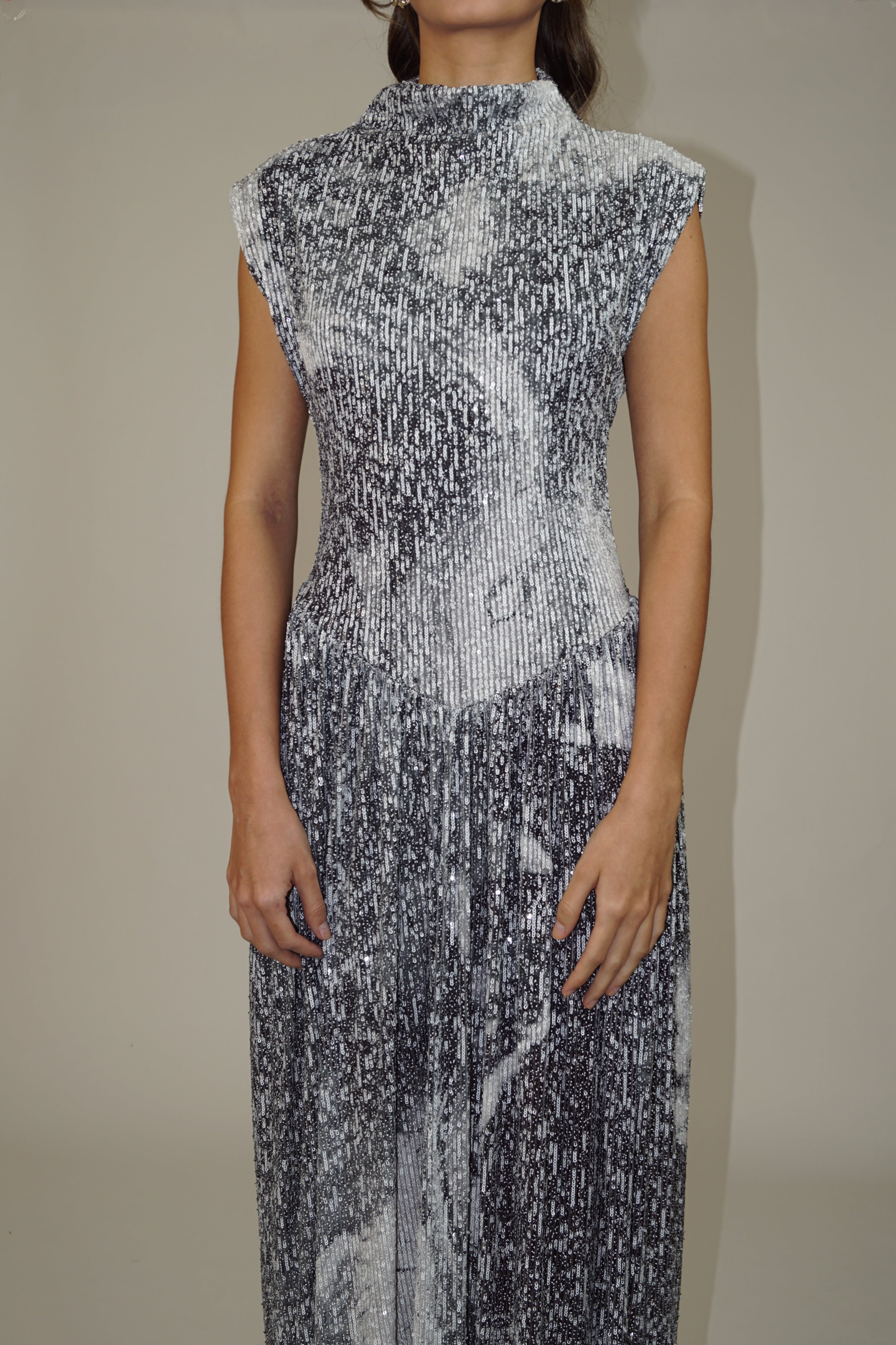 Sequins Gown - Everybody's Town (B&W)