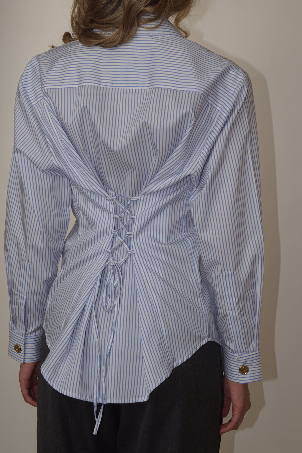 Stripes Studio Shirt Lace-Up
