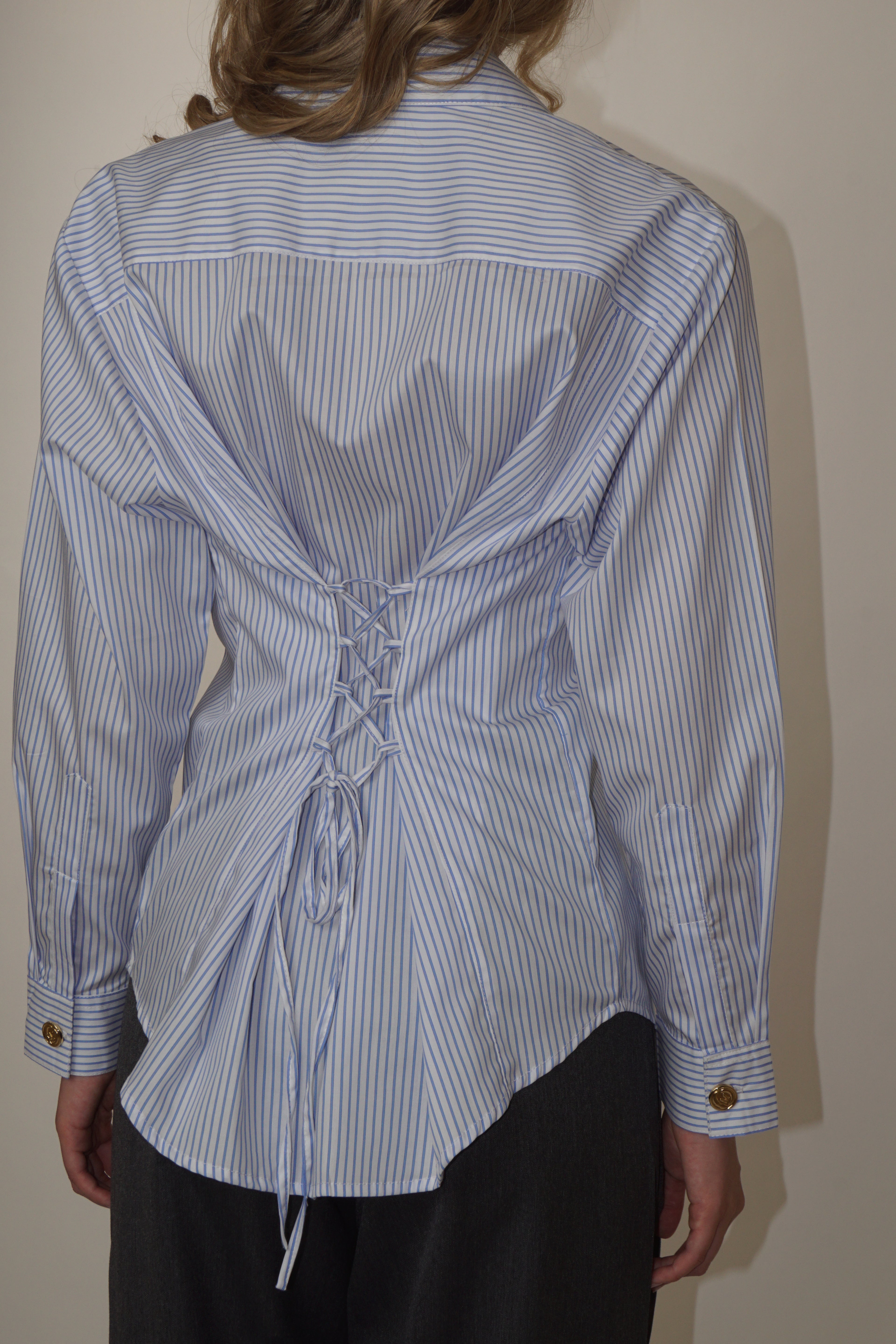 Stripes Studio Shirt Lace-Up