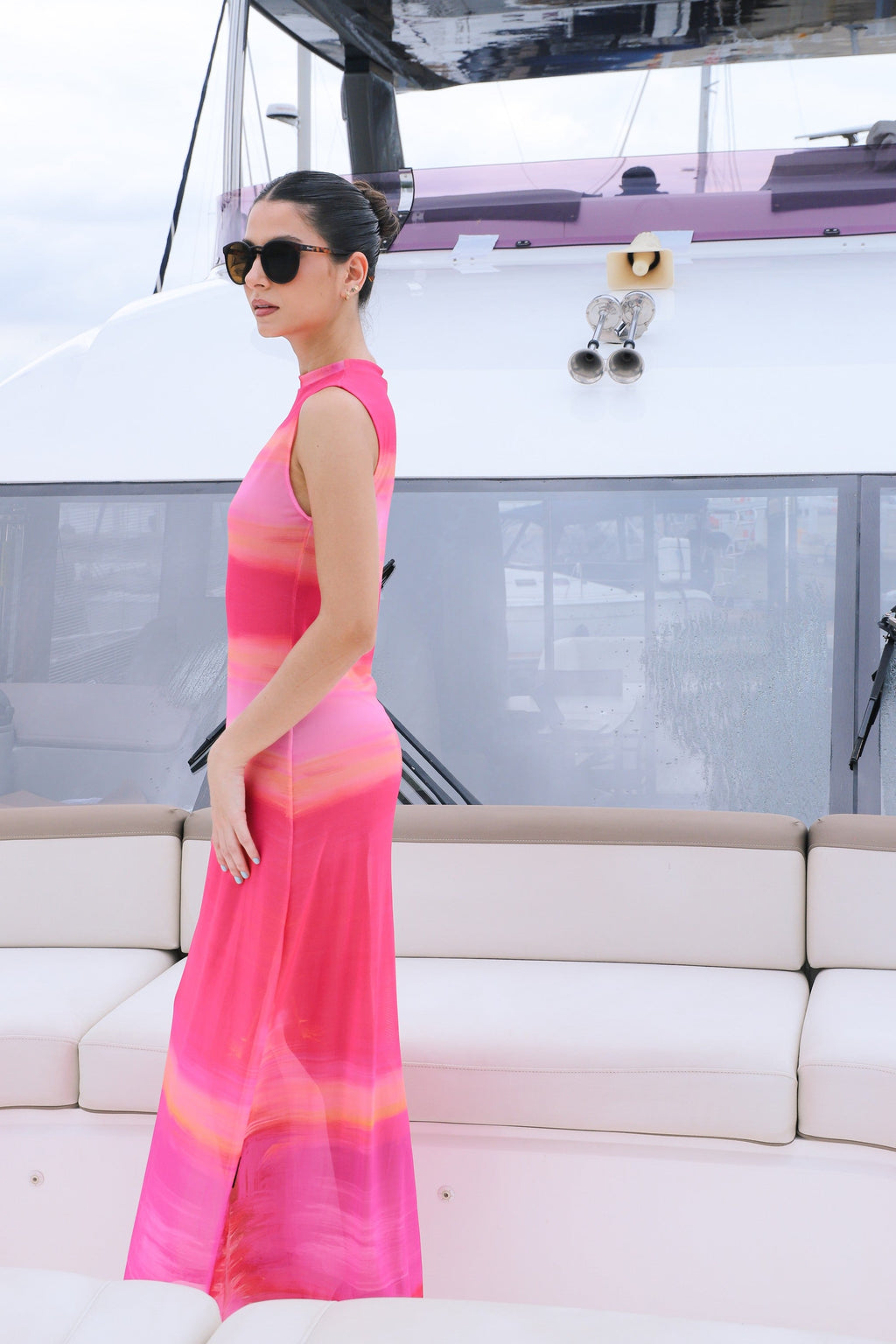 Mesh Tank Dress - Rothko