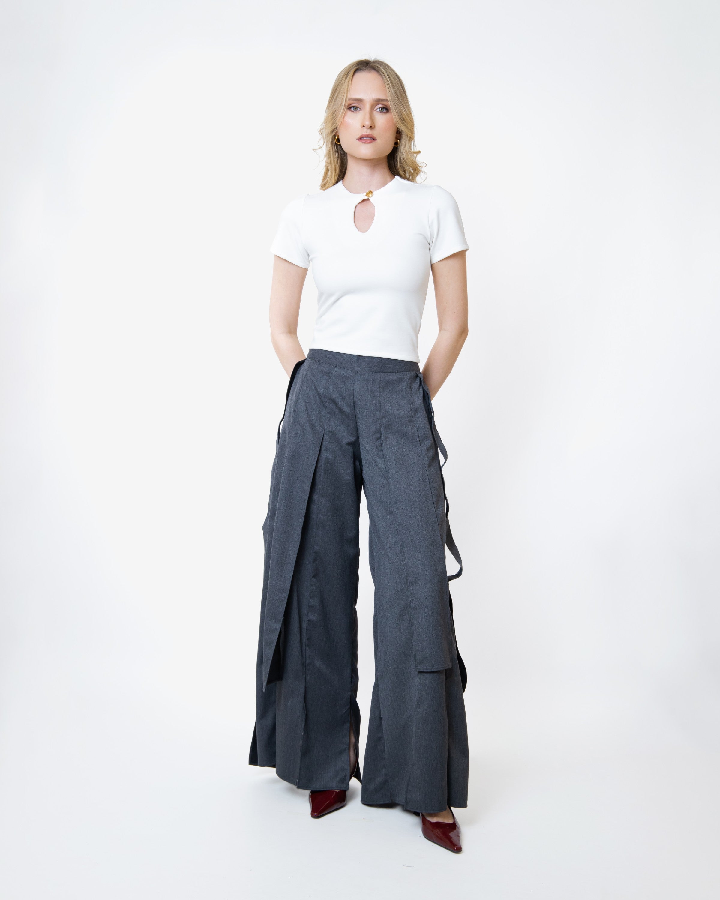 Gray Motion Pants