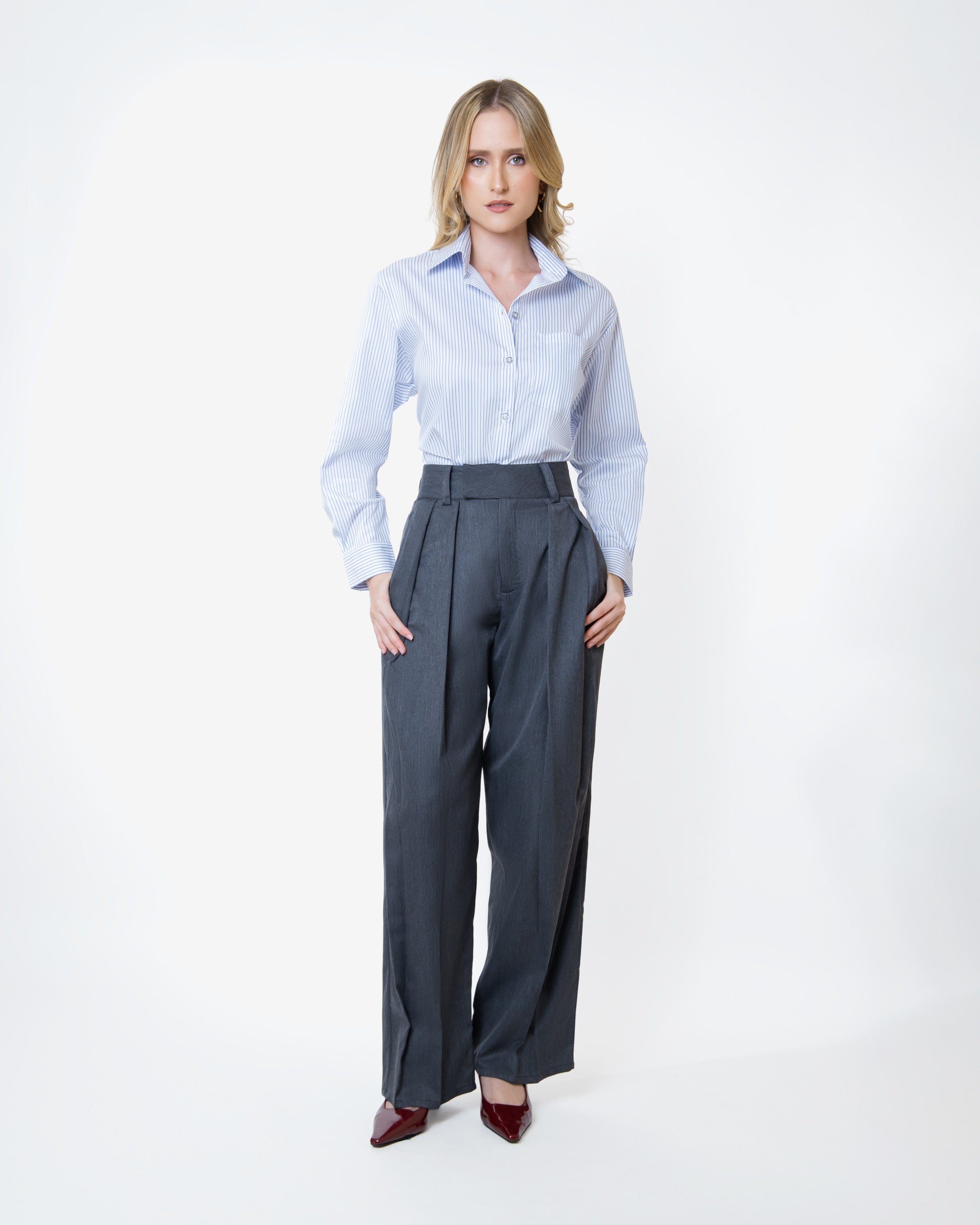 Office Pants Dark Gray