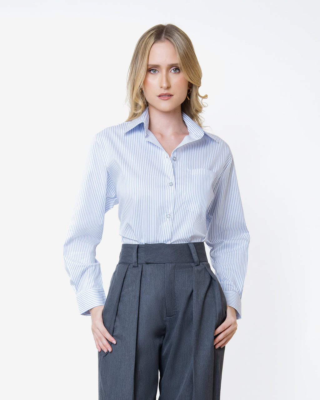 Stripes Studio Shirt Lace-Up