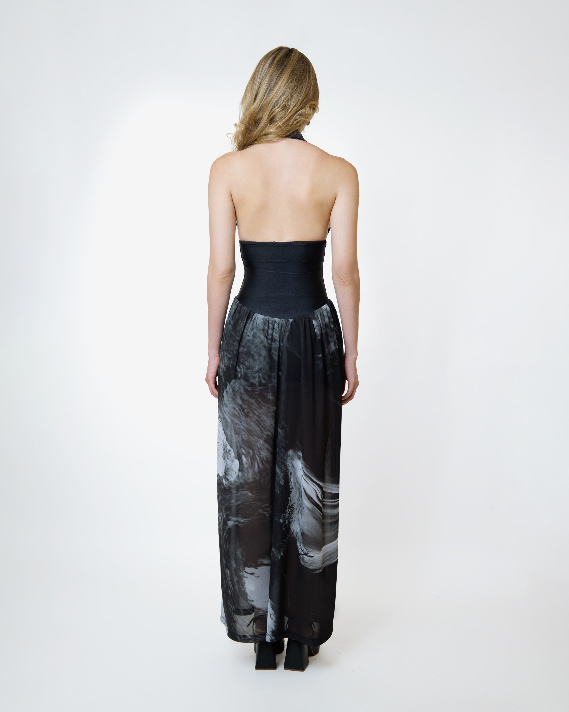 Sculpt Dress - Everybody's Town (B&W)