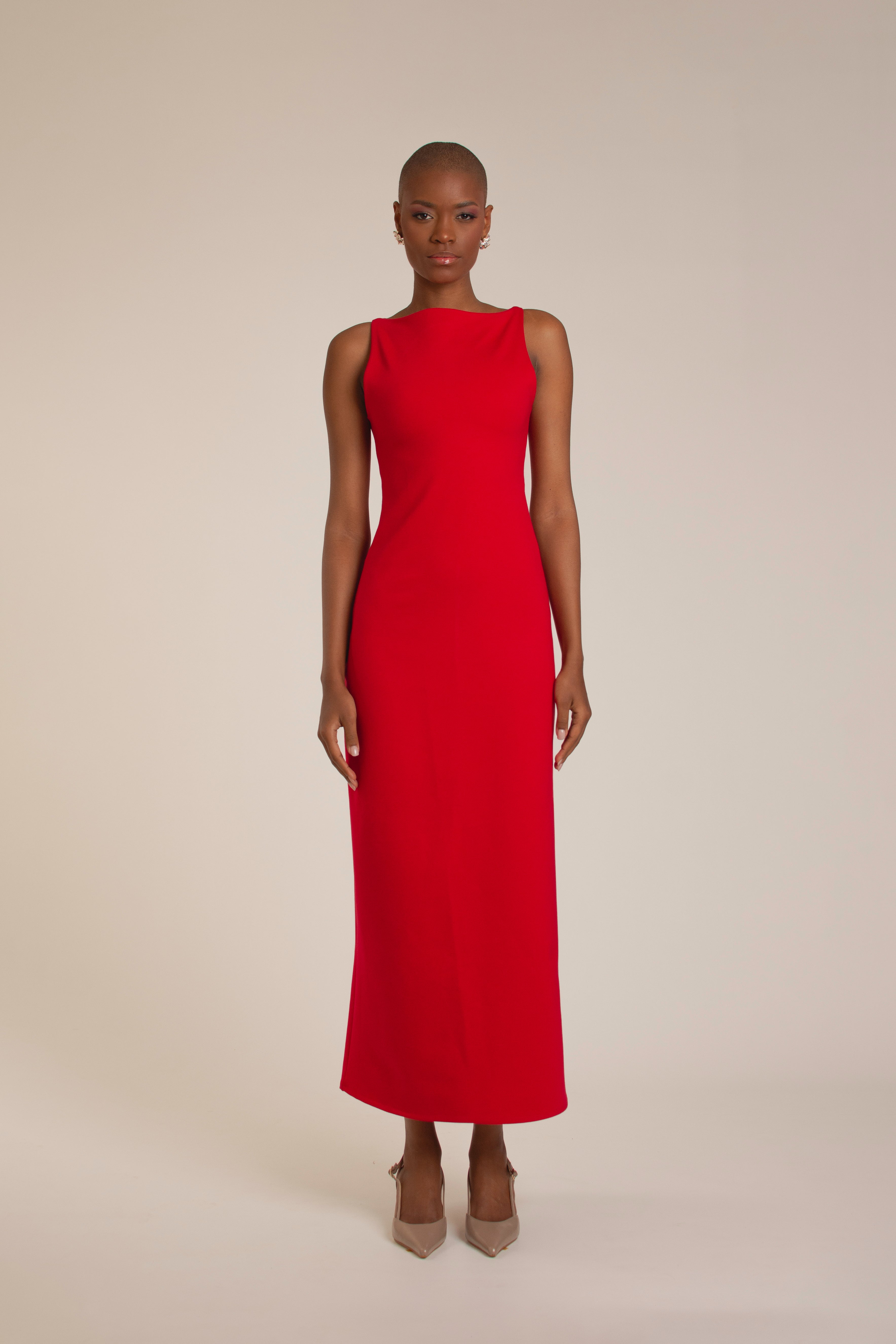 Essential Red Long Dress