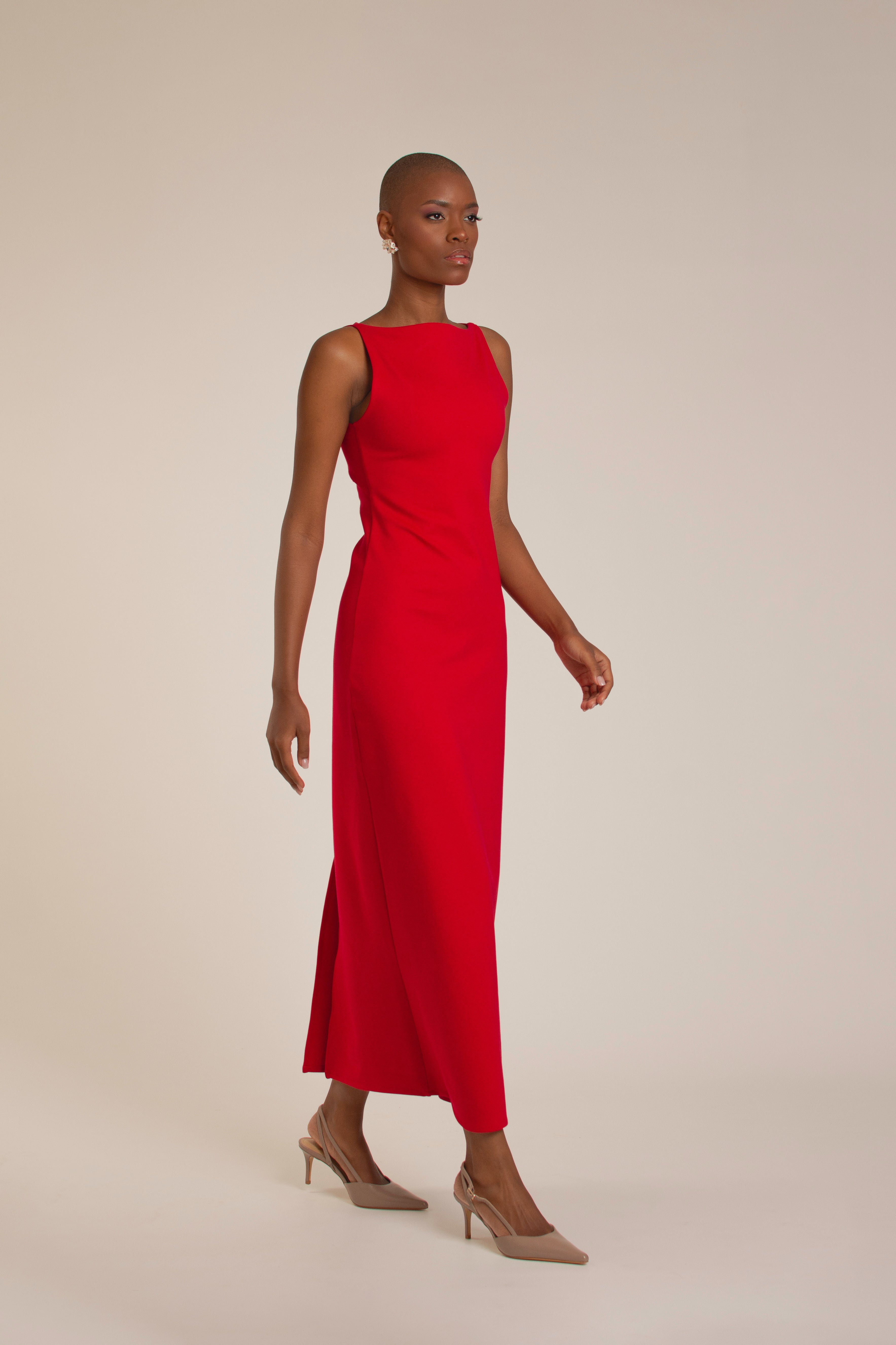 Essential Red Long Dress