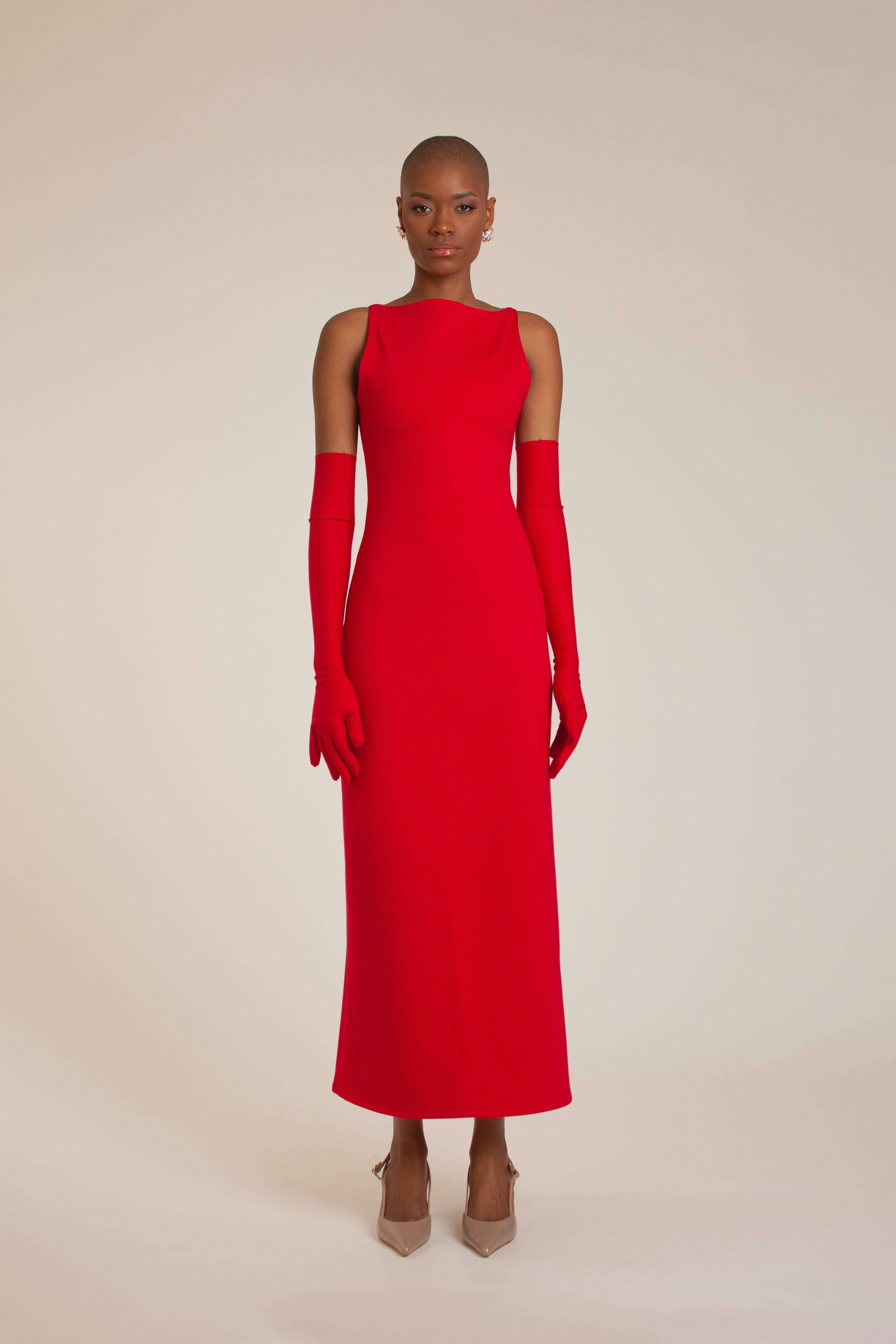 Essential Red Long Dress