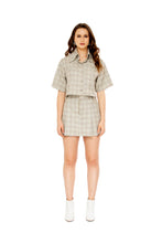 Load image into Gallery viewer, Premium Checkered Pattern Mini Skirt

