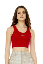 Load image into Gallery viewer, Heavyweight Red Cotton Top
