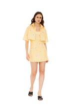 Load image into Gallery viewer, Yellow Stripes Mini Dress
