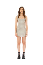 Load image into Gallery viewer, Premium Checkered Pattern Mini Dress
