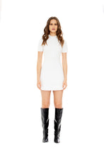 Load image into Gallery viewer, Structured Mini Dress in White

