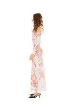 Load image into Gallery viewer, &#39;Life Cycle&#39; Peach Long Dress (Reversible)
