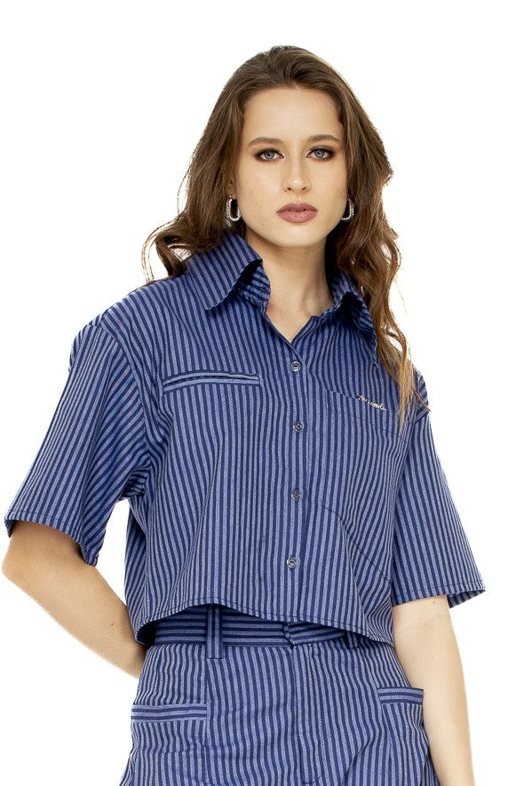 Premium Blue Stripes Shirt