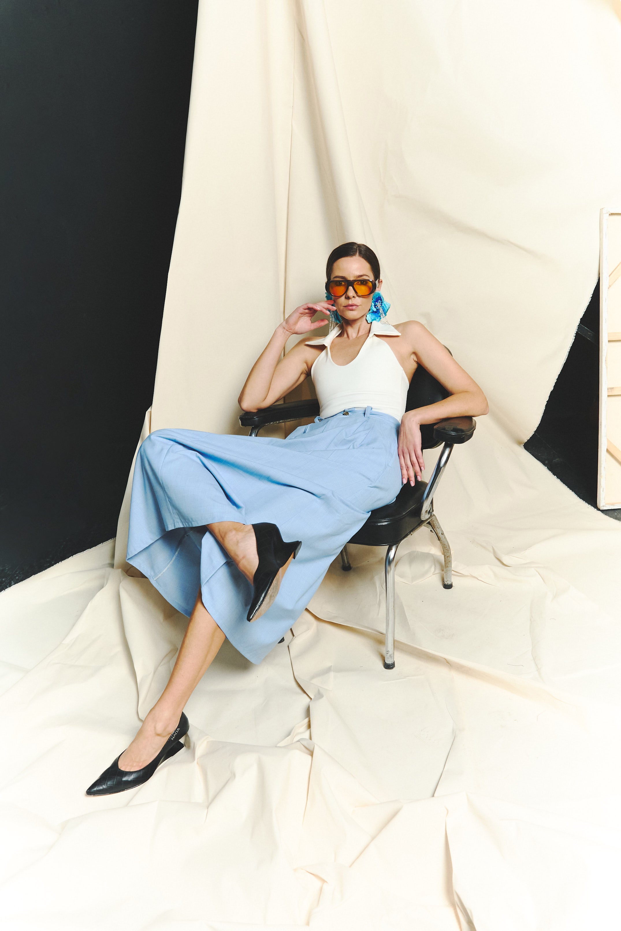 Sky Blue Agenda Skirt