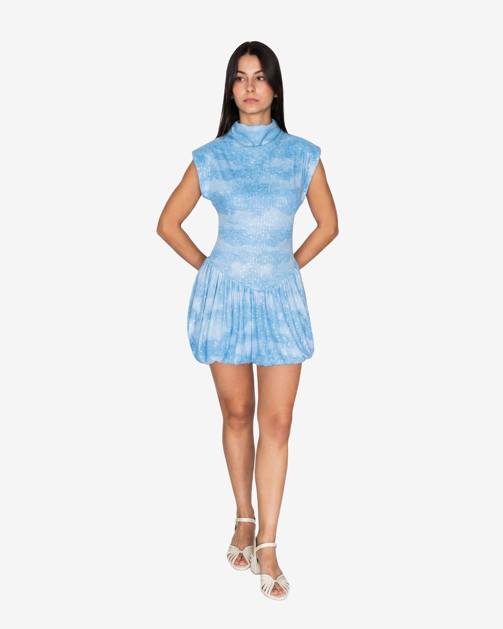 Midnight Sequin Mini Dress