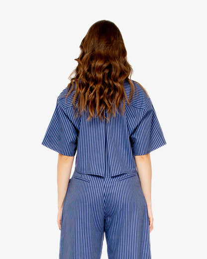 Premium Blue Stripes Shirt