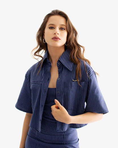 Premium Blue Stripes Shirt