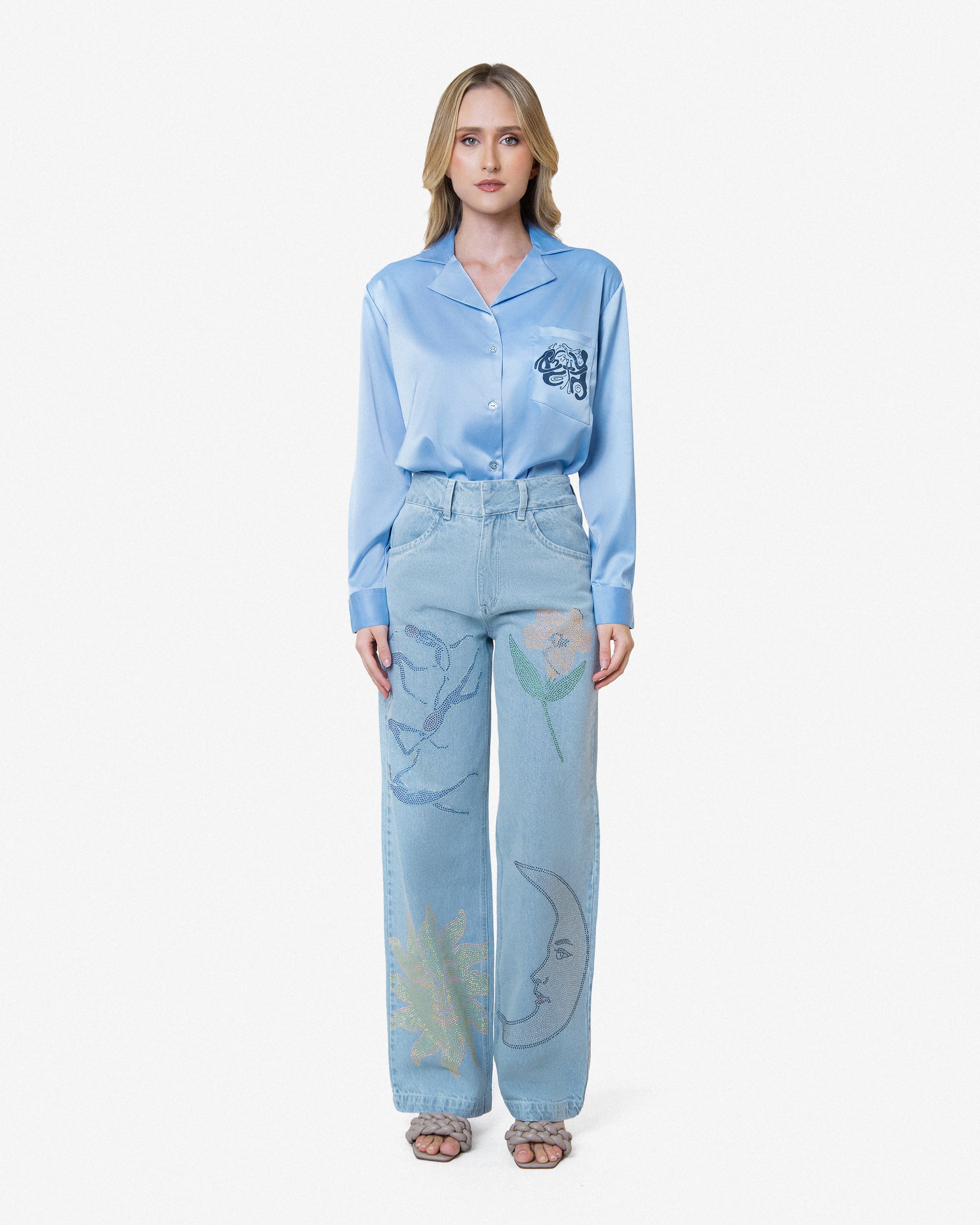 Conversation Shirt - Blue