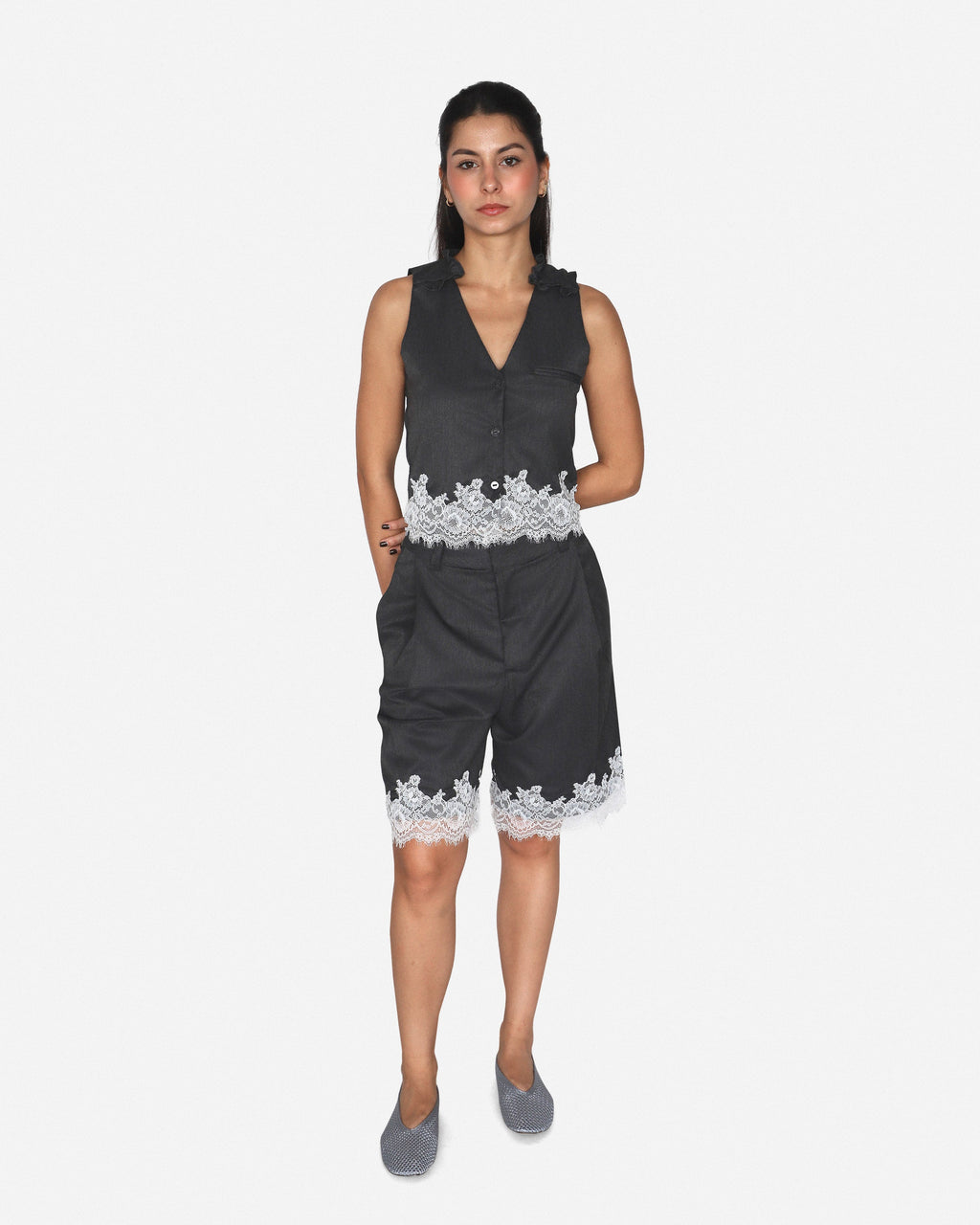 Dusk Lace Vest