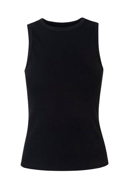 Heavyweight Black Cotton Tank