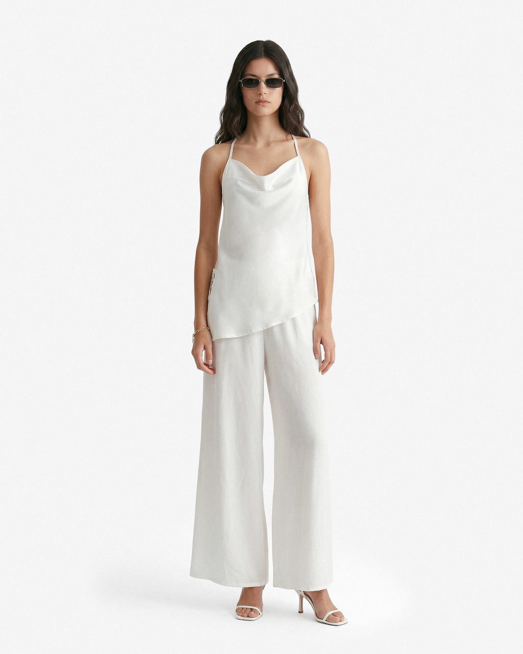 Palazzo Pant - White