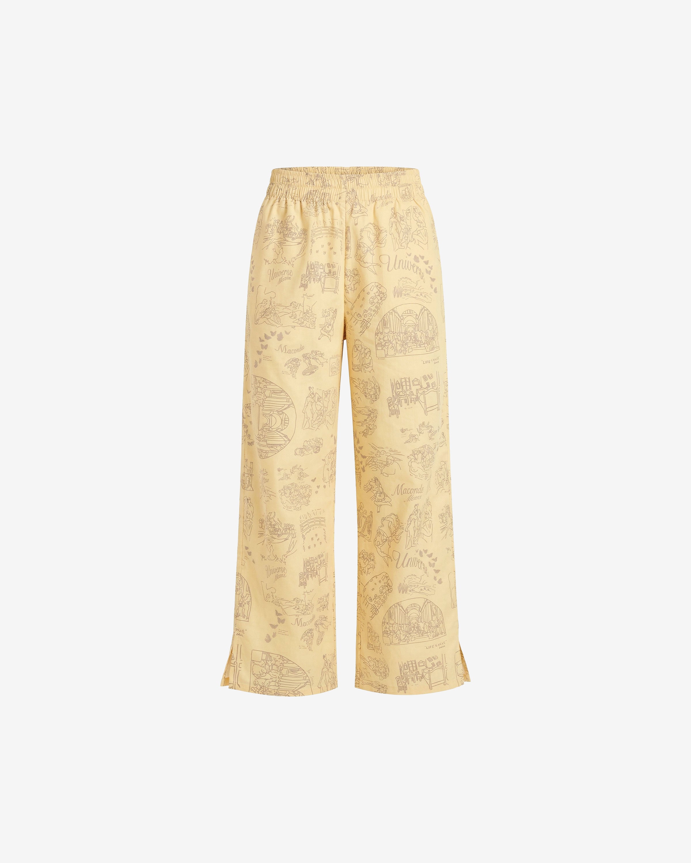 Relaxed Pant - Yellow/Gray