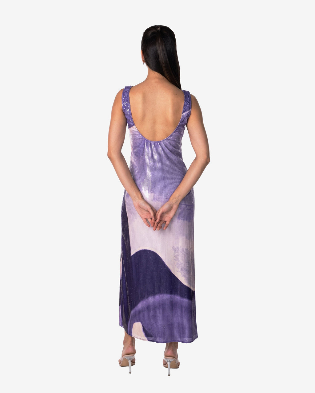 Violet Column Dress