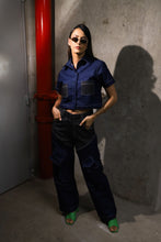Load image into Gallery viewer, Recycled Denim Blouse
